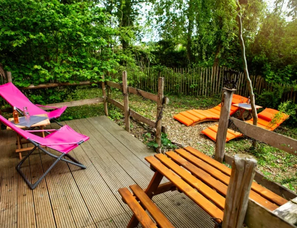 Au Pied du Frêne - Espace détente extérieur